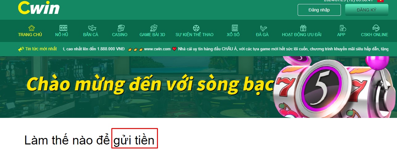 Nạp tiền cwin - Hướng dẫn chi tiết và an toàn nhất