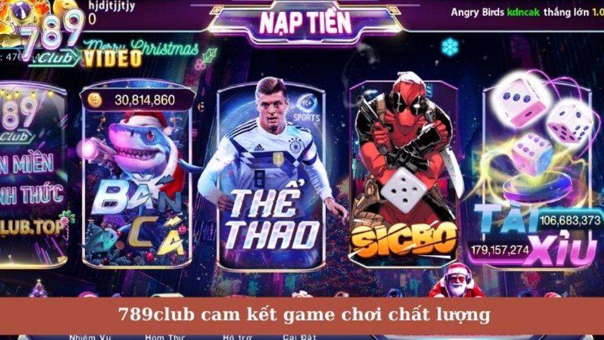 789club cam kết game chơi chất lượng